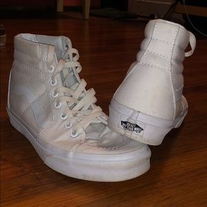 White High Top Vans